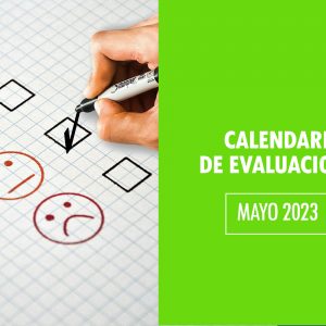 Calendario de Evaluaciones Mayo 2023