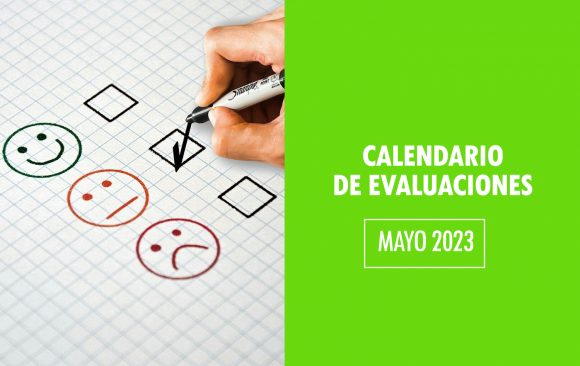 Calendario de Evaluaciones Mayo 2023