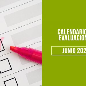 Calendario de Evaluaciones Junio 2024