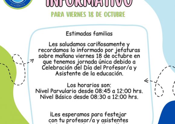 Comunicado 18 octubre 2024