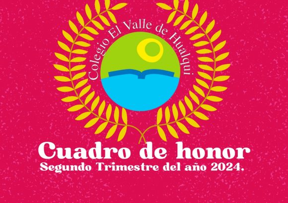 Cuadro de honor estudiantes destacados SegundoTrimestre 2024