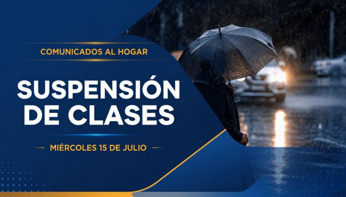 Suspensión de clases: miércoles 15 de julio