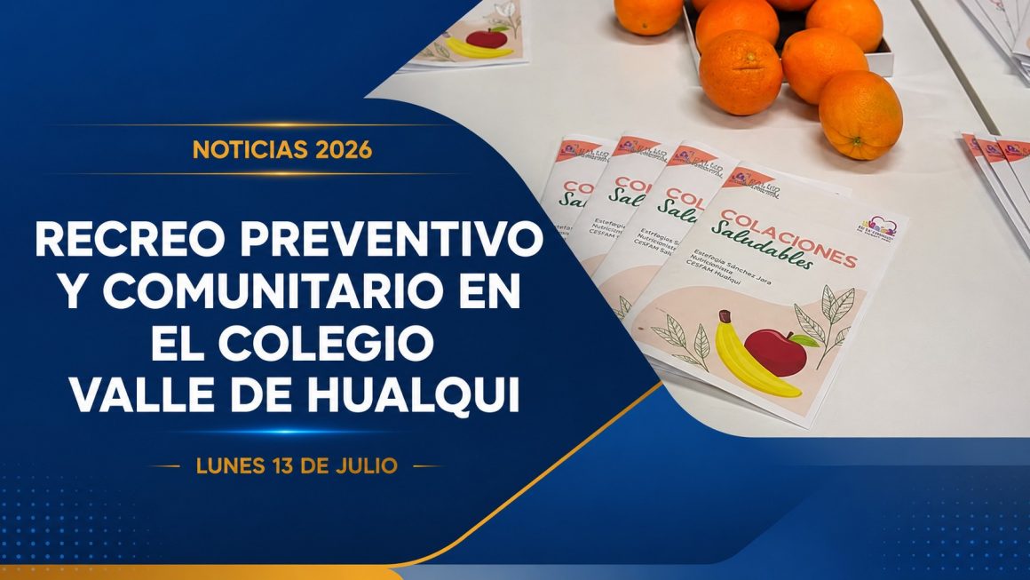 Recreo Preventivo y Comunitario en el Colegio Valle de Hualqui