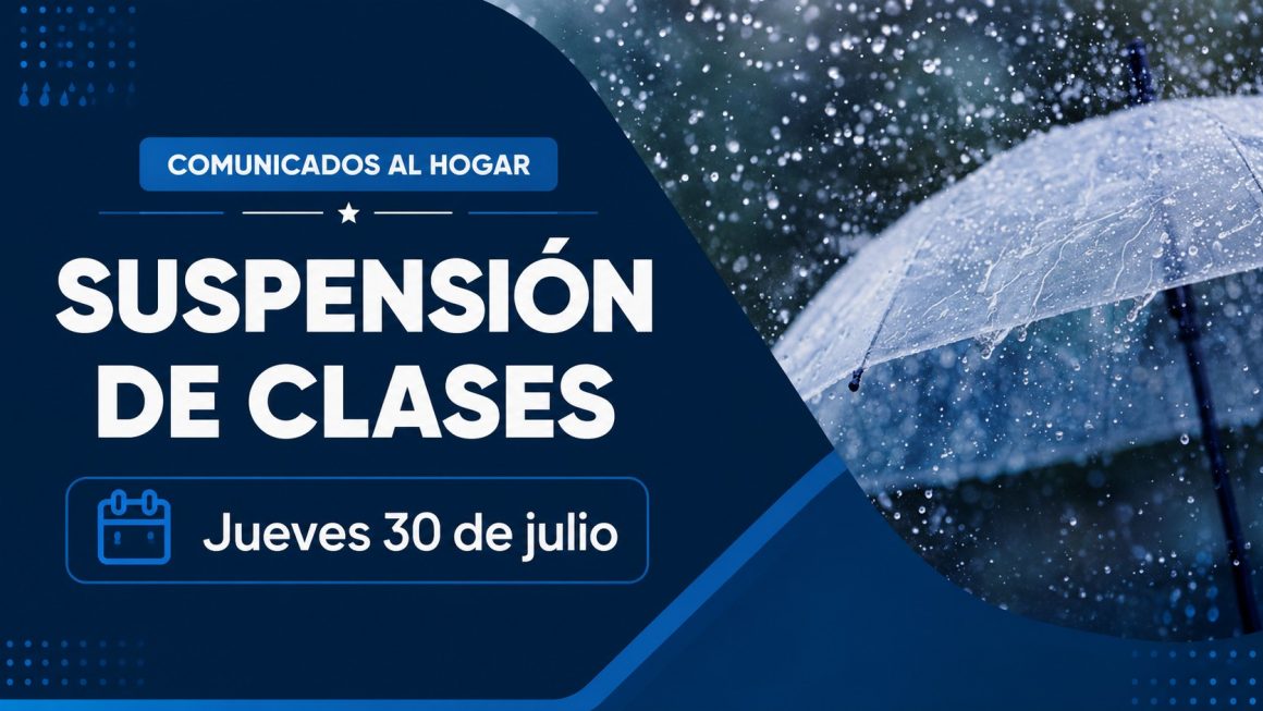 Suspensión de clases: jueves 30 de julio